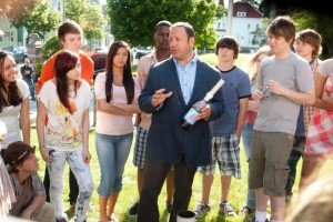 Scott Voss (Kevin James) with his students in Columbia Pictures' HERE COMES THE BOOM.