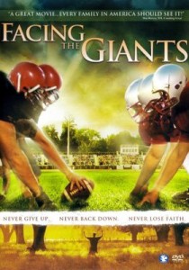 Facing the Giants is a film about faith, hope and positivism.