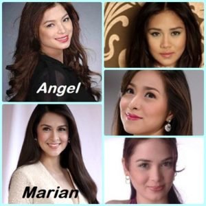 (clock wise) Angel Locsin, Sarah Geronimo, Cristine Reyes, Kristine Hermosa, Marian Rivera.