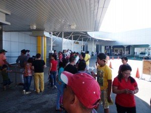 At Clark International Airport during my family's arrival from Kuwait, then Doha.