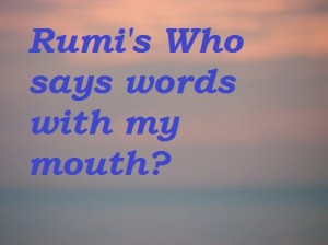 Reading Rumi's poems by heart has helped me gain a clearer perspective of my life.
