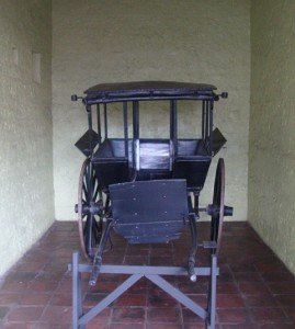 Rizal Shrine in Calamba, Laguna is the birthplace of Filipino National Hero Dr. Jose Rizal. This horse drawn calesa was owned by his family.