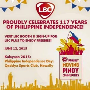 LBC Kuwait Proudly Moving Pinoy.