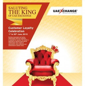 UAE Exchange Kuwait celebrates Customer Loyalty Month from June 1 to 30, 2015.