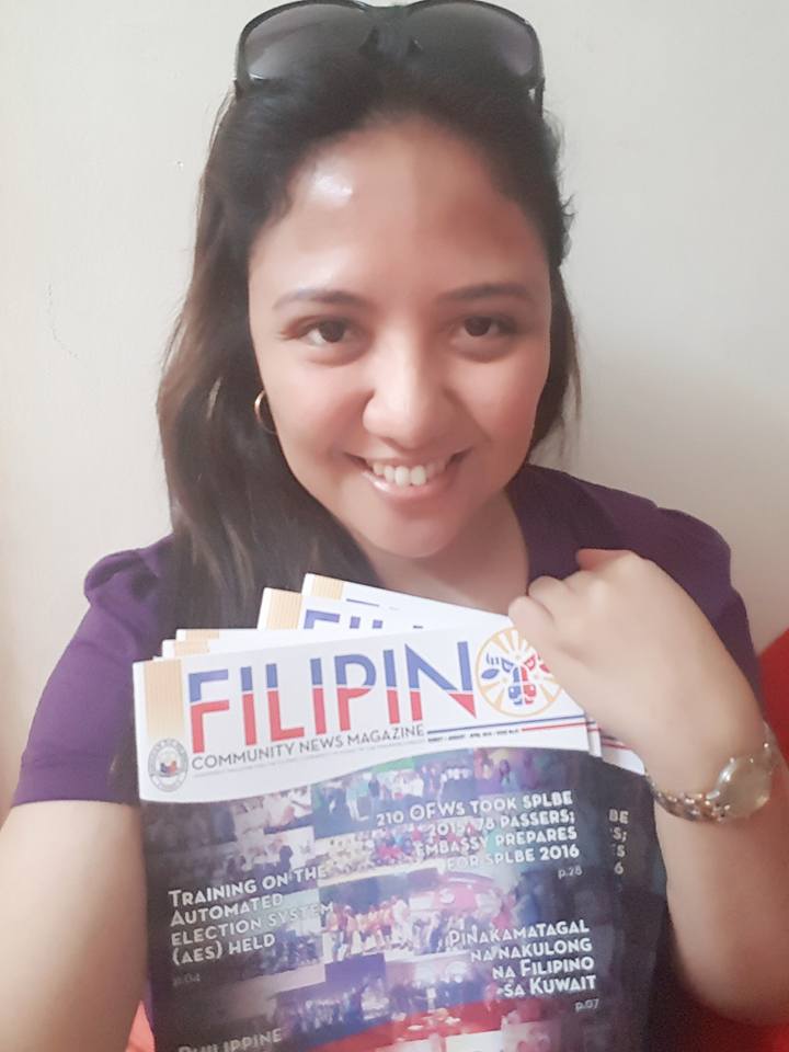The First Filipino Community News Magazine of the Philippine Embassy in Kuwait.